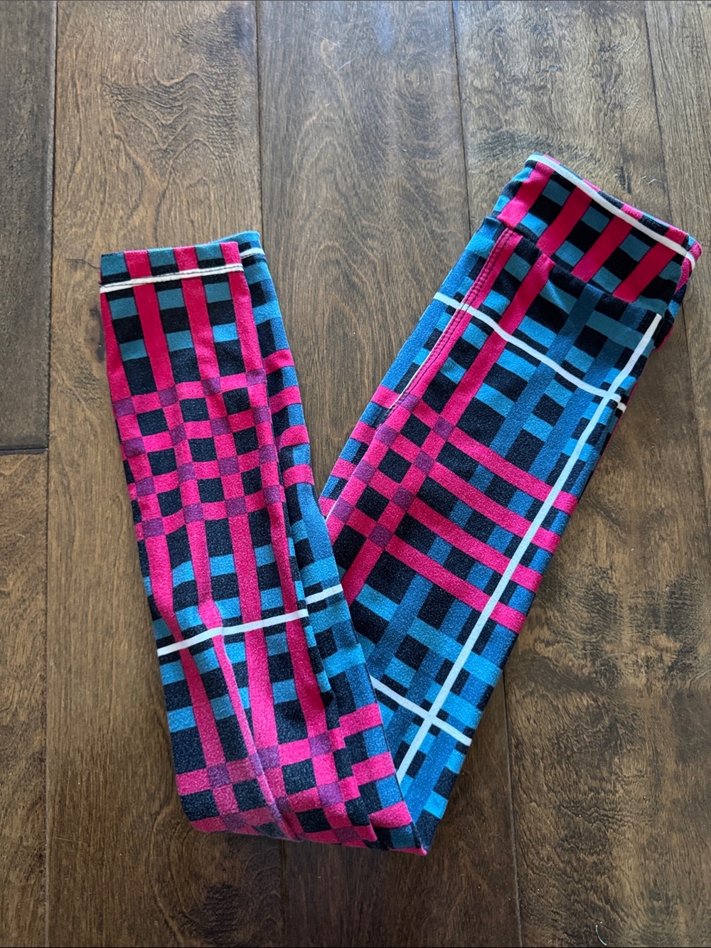 Lularoe Red / White / Blue Leggings L/XL